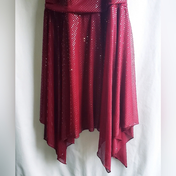 TORRID Women's Red Cherry Sequins Halter Dress Size: 16 - Picture 5 of 7